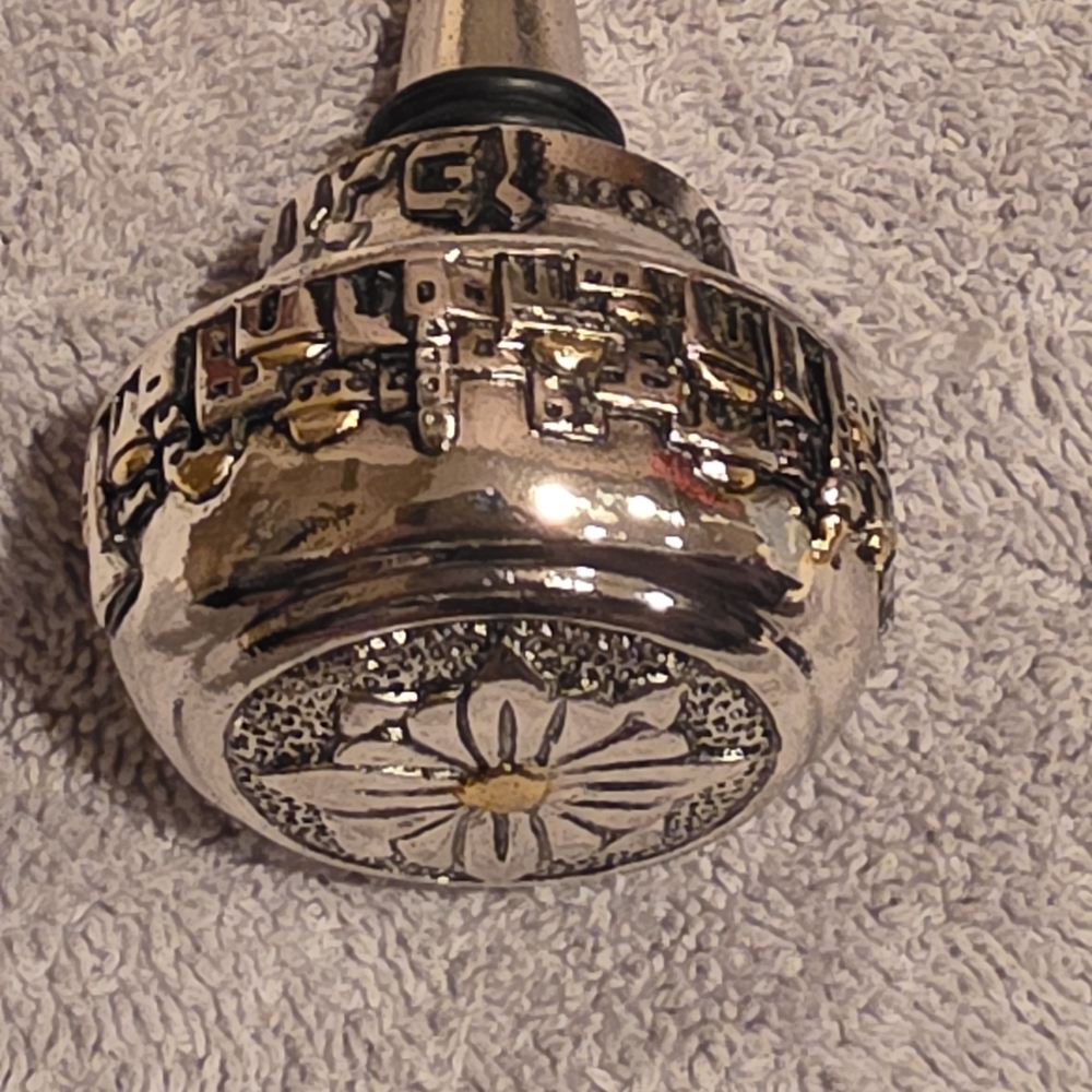 Silver and Gold Decorative Handle